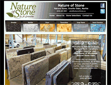 Tablet Screenshot of natureofstone.us